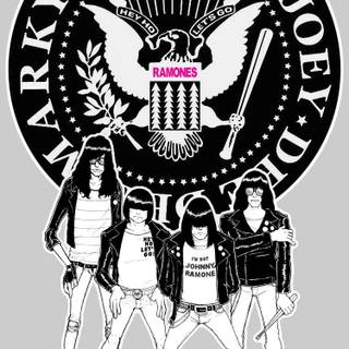 Ramones logo wallpaper
