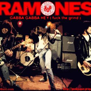 Ramones logo wallpaper