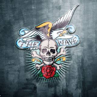 HD 3D skull wallpaper