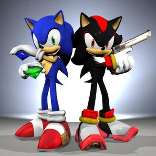 Sonic and Shadow wallpaper