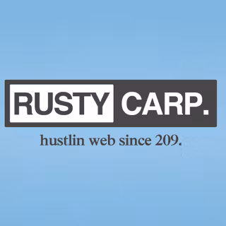 Rusty logo wallpaper