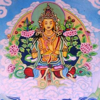 Trippy buddha wallpaper