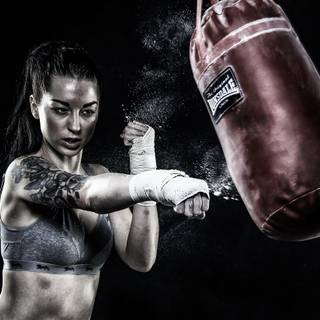 Kick boxing wallpaper