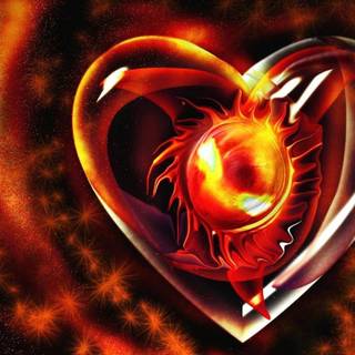 Romantic 3D wallpaper