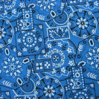Blue bandana wallpaper