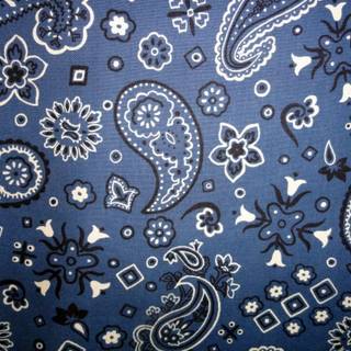 Blue bandana wallpaper