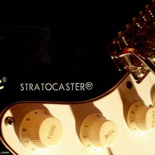 Black acoustic guitar wallpaper