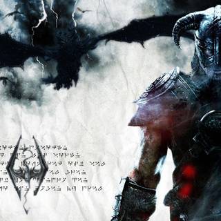 Skyrim 3D wallpaper