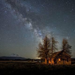 Beautiful night sky wallpaper