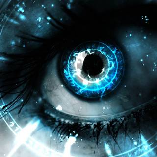 Cross eye 3D wallpaper