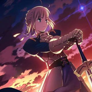 Fate Stay Night Saber wallpaper