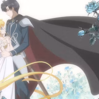 Sailor moon and tuxedo mask wallpaper