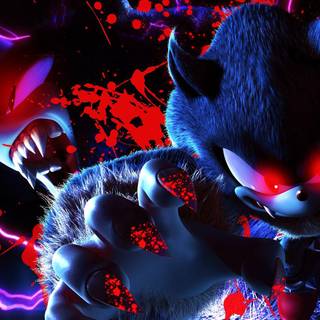 Sonic black wallpaper