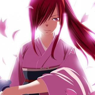 Erza Scarlet wallpaper panda