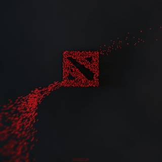 Dota 2 logo wallpaper