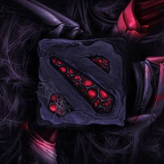 Dota 2 logo wallpaper