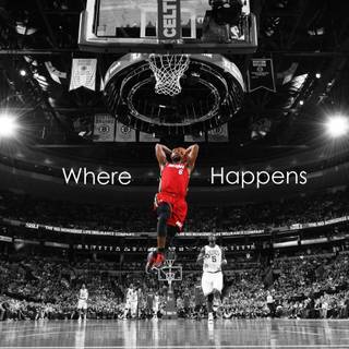 Lebron james dunk heat wallpaper