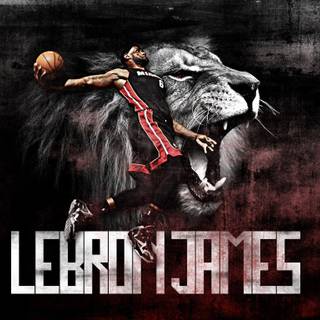 Lebron james dunk heat wallpaper