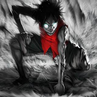 Luffy angry wallpaper