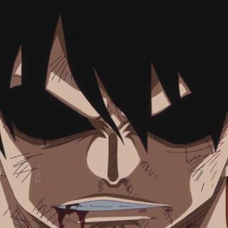 Luffy angry wallpaper