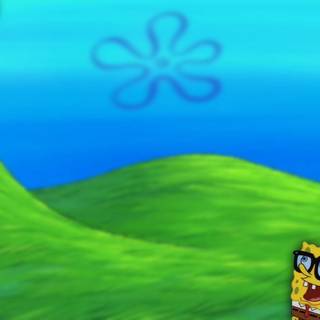 Spongebob sky background
