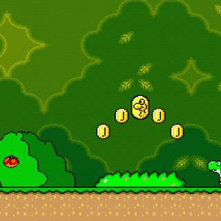 Super mario world map wallpaper