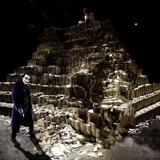 Dark money wallpaper