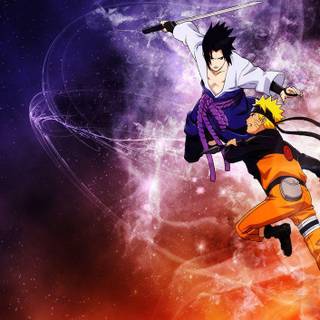 Naruto and sasuke HD wallpaper