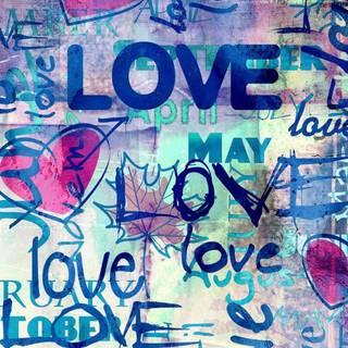 Music graffiti wallpaper