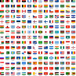 Flags of the world wallpaper