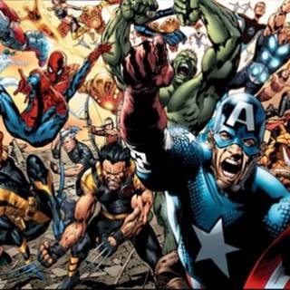 Marvel superheroes HD wallpaper