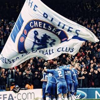 Chelsea fc flag wallpaper