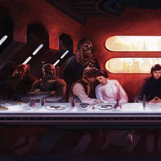 Star wars last supper wallpaper
