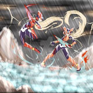 Megaman zero vs omega zero wallpaper