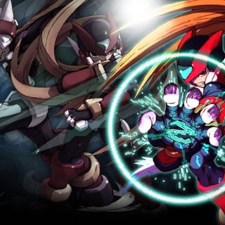 Megaman zero vs omega zero wallpaper