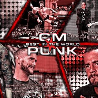 Cm punk logo HD wallpaper