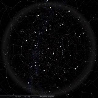 Black sky background