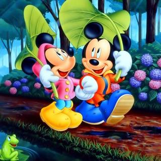 Walt disney cartoon characters wallpaper