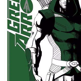 Green arrow background