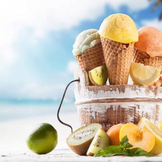 Wallpaper ice cream
