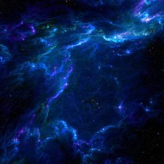 Stary wallpaper in blue