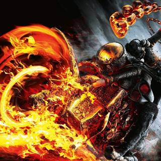 Ghost rider vs ghost rider wallpaper