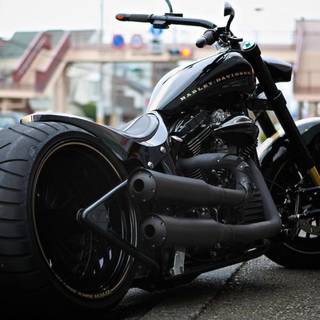 Harley bobber wallpaper