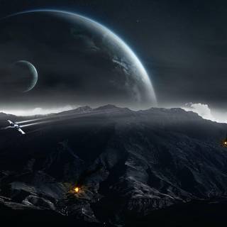 Futuristic space background