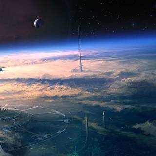 Futuristic space background