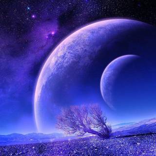 Futuristic space background