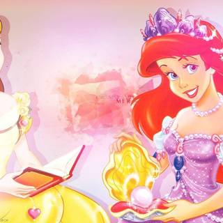 Wallpaper princess belle