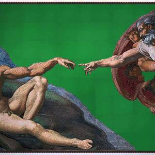 Michelangelo adam wallpaper