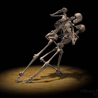 Scary skeleton wallpaper