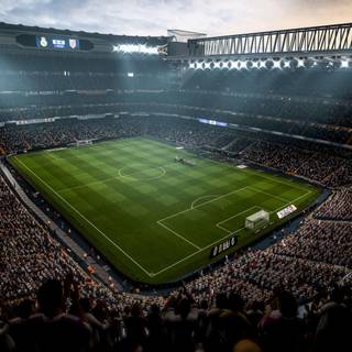 Soccer stadium wallpaper